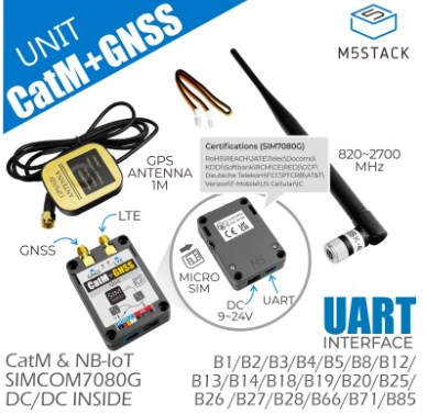 M5Stack SIM7080G CatM/NB-IoT + GNSS Unit